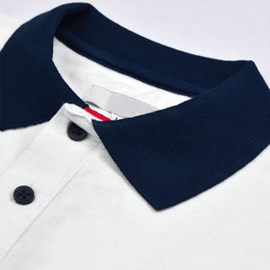 เสื้อโปโลผู้ชายลำลอง MOQ ต่ำ ขายดี รับทำโลโก้ สีพื้น ระบายอากาศได้ดี ออกแบบตามสั่ง - Product Image 3