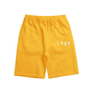Shorts décontractés confortables pour hommes en gros, avec ourlet personnalisé, logo sur mesure, en toile polyester/coton, écologiques, respirants et à séchage rapide - Product Image 6