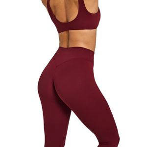 Nuevos Leggings de Yoga Acampanados de Cintura Alta para Mujer, Pantalones de Gimnasio de Pierna Ancha con Control de Abdomen y Antiolor para Entrenamiento - Product Image 5