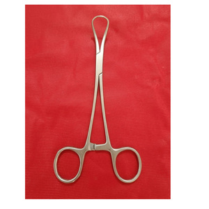 Pinzas para toallas Backhaus, de acero inoxidable, con agarre esférico, manual, de metal, Med MM-0426-9, con certificación CE, Clase I, estériles, reutilizables - Product Image 3