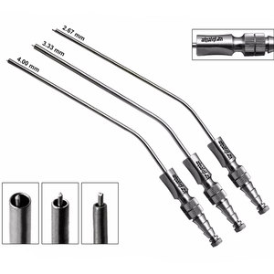 ชุดหลอดดูดฟรีเซียร์ 3 ชิ้น เครื่องมือผ่าตัดทางทันตกรรม สำหรับดูดน้ำในช่องปาก ทำจากสแตนเลส - Product Image 1