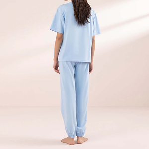 Conjuntos de Ropa Informal Holgada para Mujer, Camisetas y Pantalones Deportivos, Ropa para Primavera, Verano y Otoño, Conjunto de 2 Piezas - Product Image 4