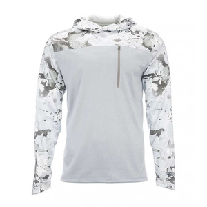 เสื้อฮู้ดดี้ผู้ชาย UPF 50 ป้องกันแสงแดด ระบายอากาศได้ดี ไซส์ใหญ่ แขนยาว เหมาะสำหรับตกปลา เดินป่า วิ่ง แห้งเร็ว น้ำหนักเบา มีรูสำหรับนิ้วโป้ง - Product Image 2