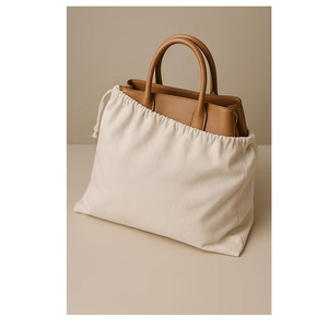 Housse de protection pour sac à main de luxe, en coton doux et respirant, avec cordon de serrage, réutilisable et lavable, pour sacs de créateurs - Product Image 3