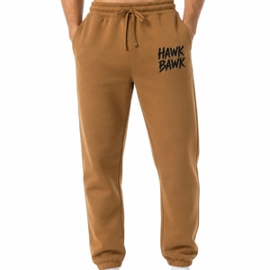 Pantalon de survêtement personnalisé pour homme, avec cordon de serrage, décontracté, imprimé lettres, jambe droite, en coton mi-lourd, pour l'automne, également disponible pour femme - Product Image 1