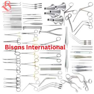Kit de Instrumentos Quirúrgicos ORL de Acero Inoxidable BISONS, Instrumentos Reutilizables para Oído, Nariz y Garganta, Certificación CE para Clínica - Product Image 2