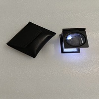 Loupe pliante pour test du lin, outil d'inspection de sécurité avec échelle de mesure pour l'impression textile et le contrôle qualité