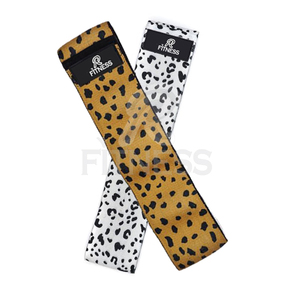 Bandas de resistencia para glúteos con estampado de leopardo, bandas de tela para entrenamiento de sentadillas para mujeres, bandas de tela antideslizantes para glúteos. - Product Image 3