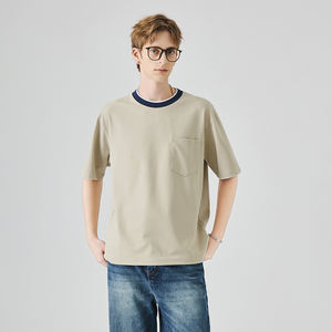 Camiseta OEM de Manga Corta para Hombre, Estilo Old Money, Cuello Redondo, Verano 2026 - Product Image 5