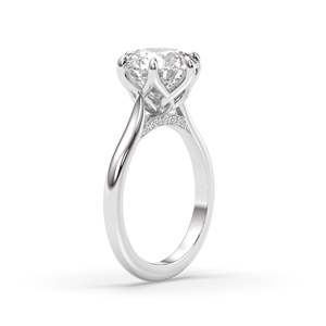 Pendientes de Diamantes Sintéticos con Corte Brillante Redondo de Platino, Clásicos para Mujer, Certificados por IGI, Color D, Chapados en Oro, de Lujo para Boda - Product Image 1