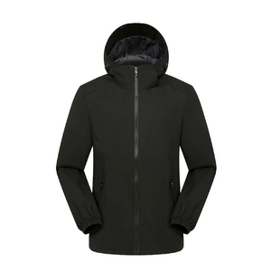 Men's Orange Hooded Puffer <b>Jacket</b> Windproof Zipper Closure Sporty Winter Coat Regular Fit Polyester Shell <b>with</b> <b>Fleece</b> <b>Lining</b> - Product Image 5