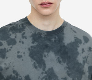 เสื้อยืดโอเวอร์ไซส์พิมพ์ลายผ้าฝ้าย 100% น้ำหนัก 200 กรัม สำหรับผู้ชาย ขายส่ง เสื้อผ้าสตรีทแวร์ ฮิปฮอป วินเทจ แบบเรียบ สำหรับผู้ชาย สั่งทำได้ - Product Image 4