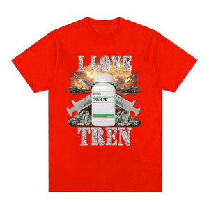 T-shirt graphique personnalisé tendance pour homme, col rond rétro, manches courtes décontractées, coupe oversize unisexe, 100 % coton écologique, épaules tombantes - Product Image 6