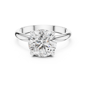 White Gold Finish 925 Sterling Silver Moissanite <b>Diamond</b> <b>Ring</b> Factory Wholesale Jewelry Manufacturer - Product Image 1
