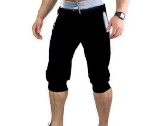 Shorts Bermuda pour Homme en Tissu Oxford Couleur Unie Écologique avec Logo Avant, Bande Latérale et Cordon de Serrage à la Taille – Style Décontracté et Sportif - Product Image 4
