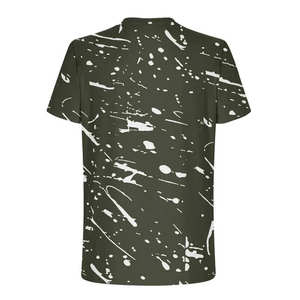 เสื้อยืดผู้ชายพิมพ์ลายสกรีนผ้าไหมเนื้อแน่น แห้งเร็ว ทรงโอเวอร์ไซส์ สปอร์ต เป็นมิตรกับสิ่งแวดล้อม ผลิตในปากีสถาน แขนสั้น-ดีไซน์ใหม่ล่าสุด - Product Image 5