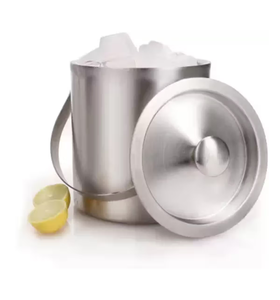 Seau à glace en corne de buffle pour bar et cave à vin, bac à boissons, produit personnalisé, couleur corne de buffle, pour hôtel et bar à vin - Product Image 4