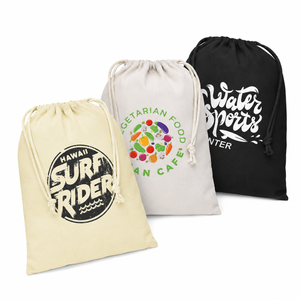 Custom Logo <b>Drawstring</b> Gym Bag | Reusable Cotton Canvas Sports Sack <b>Backpack</b> | Multi Purpose Storage Travel Shopping <b>Drawstring</b> - Product Image 2