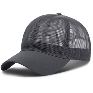 Vente en gros de casquette de baseball personnalisée élégante à 6 panneaux incurvée Bill respirant pleine maille durable avec impression bouffante du fournisseur du Vietnam - Product Image 3