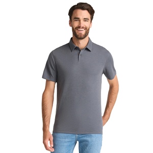 เสื้อโพลีเอสเตอร์/ ผ้าฝ้ายสำหรับผู้ชายเสื้อถักสีทึบคอตตอนสำหรับผู้ชายดีไซน์ตามสั่งแบบลำลองสไตล์พรีเมี่ยม - Product Image 4