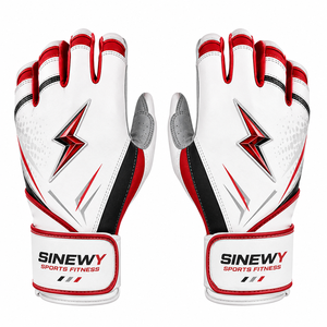 Guantes de Bateo de Béisbol Personalizados al por Mayor SINEWY SPORTS Serie Apex Flash, Guantes de Entrenamiento de Cuero Acolchados y Transpirables con Soporte para la Muñeca - Product Image 1