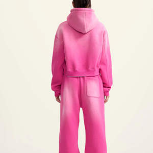 Sweat-shirt à capuche surdimensionné chaud pour hommes et femmes, sweat-shirt en polaire confortable de style streetwear avec capuche et poche - Product Image 3