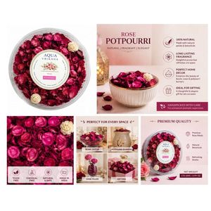 ดอกกุหลาบแห้งพรีเมียมธรรมชาติสำหรับตกแต่งบ้านและเพิ่มความหอม - Product Image 4