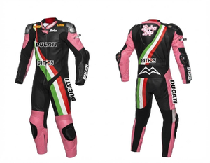 ชุดแข่งรถมอเตอร์ไซค์ Zonda Elite MotoCP แบบยูนิเซ็กซ์/ชุดจั๊มสูทหนังวัวแท้/หนังจิงโจ้พรีเมียม พร้อมแผ่นยืดหยุ่น - Product Image 1