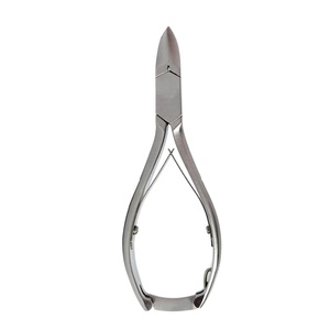 Pince à ongles professionnelle en acier inoxydable de 14 cm à coupe concave, mâchoires coniques, coupe-ongles robuste pour podologie par KKZ International - Product Image 2