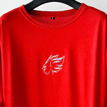 T-shirts surdimensionnés pour hommes, imprimés par sublimation, tricotés, écologiques, effet vieilli, délavés à l'acide, avec motifs graphiques personnalisés - Product Image 5