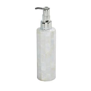 Ensemble de salle de bain blanc élégant en nacre, idéal pour l'entretien de la propreté et un espace de lavage sophistiqué, provenant d'Inde. - Product Image 6