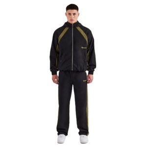 Conjunto Deportivo de Primera Calidad, Chaqueta Deportiva con Cremallera y Pantalones, Poliéster, Nailon, Felpa Técnica, Logotipo Personalizado, para Hombre - Product Image 1