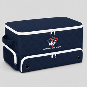 Bolsa Organizadora para Zapatos de Golf WARPRO INDUSTRY, Almacenamiento Multicompartimento, Tela Oxford Impermeable, Ligera, Acolchada con Diseño de Diamantes - Product Image 5