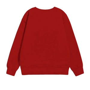 Sudadera de cuello redondo informal de manga larga de punto polar para niños con estampado de estrellas, diseño de manga regular, ropa de otoño e invierno - Product Image 4