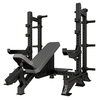 Banc de musculation professionnel robuste et réglable, inclinable et plat, pour presse à épaules, capacité 1000 lb