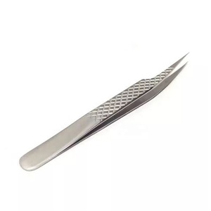 Pink Fiber Tip Tweezers Custom Tweezer For Eyelash Extension Private Label Eyelash Tweezers BY ZACHARY INDUSTRIES - Product Image 4