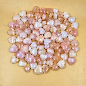 Colgante de Corazón Mini de Morganita Natural Hecha a Mano, Gema de Cristal Rosa para Joyería, Regalo de Rajastán al por Mayor - Product Image 4