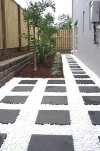 Galets d'époxy polis blancs du Vietnam, idéaux pour les villas, les jardins et les espaces extérieurs - Product Image 5