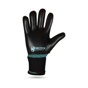 Gants de gardien de but au design personnalisé, paume avant en latex allemand, dos en latex, impression par sublimation et impression en silicone, rouleau négatif - Product Image 4
