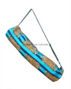 Bolsas de yoga de algodón 100% hechas a mano, nuevas bolsas de yoga de diseño ecológico para hombre y mujer, bolsas de yoga de cáñamo. - Product Image 1