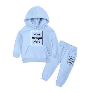Conjuntos de Ropa para Niños y Niñas en Oferta, Sudadera Holgada con Hombros Caídos y Pantalones Anchos de Invierno, Conjuntos Deportivos para Niños - Product Image 2