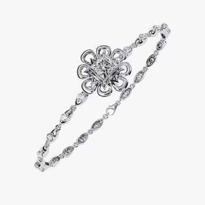 Moissanite Diamond Bracelet for Women and <b>Men</b>, Mix Cut Diamond Bracelet For Wedding, Yellow Gold moissanite Bracelet - Product Image 3