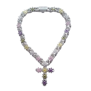 Guardian <b>Infinity</b> Cross Chain Fine Jewelry Pendants & Charms Rhodium Finish Sterling Silver Jewelry - Product Image 2