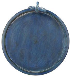 Fuente de Agua Decorativa para Jardín, Estilo Antiguo, de Metal Azul, con Pedestal, Resistente a la Intemperie, para Patio o Terraza - Product Image 5