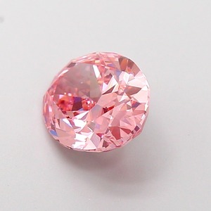 Diamant CVD rose vif fantaisie de 1,84 carat, de forme ovale modifiée, de luxe, cultivé en laboratoire, clarté VS1, polissage excellent, diamant non monté - Product Image 2