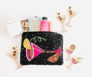 Monedero único hecho a mano con cuentas, diseño étnico personalizable. Monedero de cuentas hecho a mano. Se acepta diseño personalizado. Bolsa de cuentas. - Product Image 1