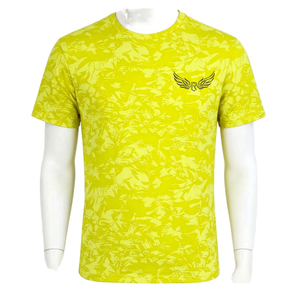 T-shirt Homme Vert Uni Formel Surdimensionné à Manches Courtes Impression Numérique Séchage Rapide Tricoté en Polyester Écologique Respirant - Product Image 2