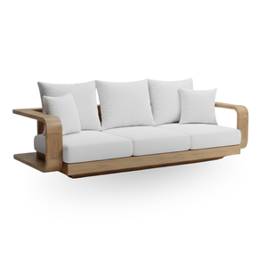 Table basse flottante en bois avec rangement en cube, mobilier moderne pour salon, chambre et bureau - Product Image 2