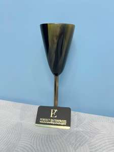 African Horn Finished Design <b>Beer</b> Drinking Buffalo Horn Glass Manufacturer <b>Table</b> Top Horn Glass Wholesale Exporter - Product Image 3
