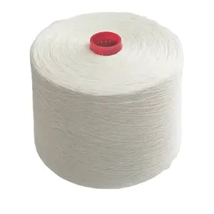 Ne30S/2 100% 针织和编织用粘胶人造丝彩色染色纱防起球环纺粘胶编织袜纱